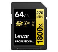 Lexar LSD1800064G-BNNNG memoria flash 64 GB SDXC UHS-II Classe 10