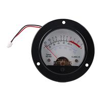 SD - 65 Vintage VU Meter | High - Accuracy Pointer Type Voltmeter with Yellow Backlight | Level Meter for DIY/Recording Studio/Home Audio | 650Ω±10% Impedance, 50MΩ Insulation