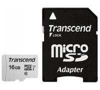 SD-card micro 16GB trasscendi fino a 95/10 MB/s con adattatore UHS-I U1 NEW