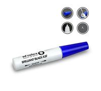 SD COLORS 12 ml Vernice Ritocco con Pennello - Brilliant Black (A3F) - Compatibile con Mazda - Riparazione di Graffi, Scheggiature e Verniciatura