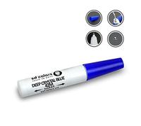 SD COLORS 12 ml Vernice Ritocco con Pennello - Deep Crystal Blue (42M) - Compatibile con Mazda - Riparazione di Graffi, Scheggiature e Verniciatura