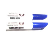 SD COLORS 12 ml Vernice Ritocco con Pennello e Vernice Trasparente - Jet Black (668) - Compatibile con BMW - Riparazione di Graffi, Scheggiature e Verniciatura