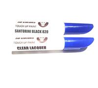 SD COLORS 12 ml Vernice Ritocco con Pennello e Vernice Trasparente - Santorini Black (820) - Compatibile con Jaguar/Land Rover - Riparazione di Graffi, Scheggiature e Verniciatura