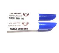 SD COLORS 12 ml Vernice Ritocco con Pennello e Vernice Trasparente - Smoke Blue (EU3) - Compatibile con KIA - Riparazione di Graffi, Scheggiature e Verniciatura