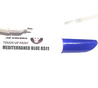 SD COLORS 12 ml Vernice Ritocco con Pennello - MEDITERRANEO Blue (R511) - Compatibile con VW/Audi - Riparazione di Graffi, Scheggiature e Verniciatura