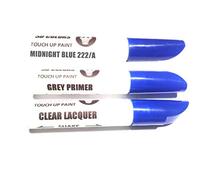 SD COLORS 12 ml Vernice Ritocco con Pennello, Vernice Trasparente e Primer - Midnight Blue (222/A) - Compatibile con Vespa - Riparazione di Graffi, Scheggiature e Verniciatura