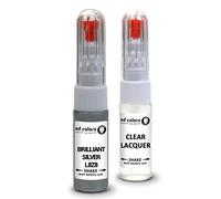 SD COLORS Argento brillante L8Z8 compatibile con VW/AUDI New Touch Up Paint Pen Kit di riparazione 20 ML GRAFFIO SPAZZOLA CODICE COLORE L8Z8 BRILLIANT SILVER (VERNICI+LACQUER)