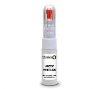SD COLORS Artico White 326 compatibile con NISSAN New Touch Up Paint Pen Kit di riparazione 20 ML GRAFFIO SPAZZOLA COLORE CODE 326 BIANCO ARCTIC