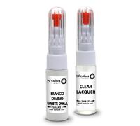 SD Colors Bianco Divino Bianco 296A Kit di Riparazione con Penna per ritocco