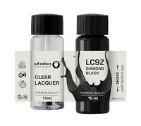 SD COLORS BLACK MAGIC LC9Z C9Z Z4 New Touch Up Paint 15 ML RIPARAZIONE SCRATCH CHIP PENNELLO COLORE CODICE LC9Z C9Z Z4 BLACK MAGIC (VERNICI+LACQUER)