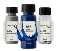 SD COLORS BLU COSMOS RPR nuovo ritocco vernice 15 ML riparazione graffio chip pennello colore codice RPR blu cosmos (vernice+primer + laccato)