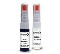 SD COLORS Blue ANTRAZIT LC7V compatibile con VW/AUDI New Touch Up Paint Pen Kit di riparazione 20 ML GRAFFIO SPAZZOLA COLORE CODICE LC7V BLU ANTRAZIT (VERNICI+LACQUER)