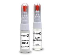 SD COLORS Candy White LB9A compatibile con VW/AUDI New Touch Up Paint Pen Kit di riparazione 20 ML GRAFFIO SPAZZOLA GRAFFI RIPARAZIONE (vernice e lacca)