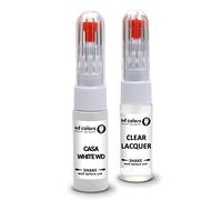 SD COLORS CASA WHITE WD compatibile con KIA New Touch Up Paint Pen Kit di riparazione 20 ML GRAFFI SPAZZOLA COLORE CODE WD CASA BIANCO (VERNICI+LACQUER)
