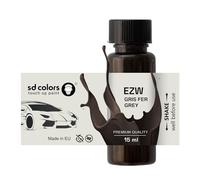 SD COLORS GRIS FER GREY EZW New Touch Up Paint 15 ML RIPARAZIONE GRAFFIO CHIP PENNELLO COLORE EZW GRIS FER GRIGIO (Solo VERNICI)