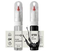 SD COLORS JET BLACK 41 W ritocco 20 ML vernice conveniente pennello per riparazione graffi (vernice + laccetto)