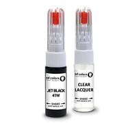 SD COLORS JET BLACK 41W compatibile con MAZDA New Touch Up Paint Pen Kit di riparazione 20 ML GRAFFIO SPAZZOLA COLORE CODE 41W JET BLACK (VERNICI+LACQUER)