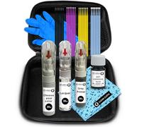 SD COLORS JET BLACK 41W compatibile con MAZDA New Touch Up Paint Pen Kit di riparazione 20 ML GRAFFIO SPAZZOLA COLORE CODE 41W JET BLACK (verniciatur PRIMER+LACQUER)