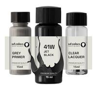 SD COLORS JET BLACK 41W New Touch Up Paint 15 ML RIPARAZIONE SCRATCH CHIP PENNELLO COLORE CODICE 41W JET BLACK (VERNICI+PRIMER+LACQUER)