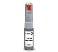SD COLORS KY0 - Kit di riparazione per ritocchi in argento cromato KY0 compatibile con NISSAN, 20 ML, colore argento cromato