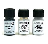 SD COLORS MACHINE GRIGIO 46G New Touch Up Paint 15 ML RIPARAZIONE SCRATCH CHIP PENNELLO COLORE CODICE 46G MACHINE GRIGIO (VERNICI+PRIMER+LACQUER)