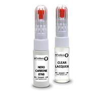 SD COLORS NERO CARBONE 876B compatibile con FIAT New Touch Up Paint Pen Kit di riparazione 20 ML GRAFFIO SPAZZOLA COLORE CODE 876B NERO CARBONE (VERNICI+LACQUER)