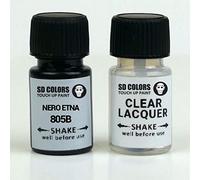 SD COLORS NERO ETNA 805B 805 New Touch Up Paint 15 ML REPAIR SCRATCH CHIP PENNELLO COLORE CODICE 805B 805 NERO ETNA (VERNICIA+LACQUA)