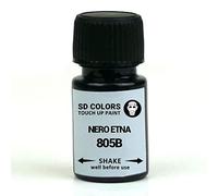 SD COLORS Nero Etna 805B 805 - Vernice per ritocchi, 15 ml, per riparazione graffi e scheggiature, codice colore 805B 805 nero ETNA (solo vernice)
