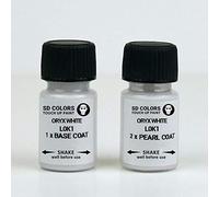 SD COLORS ORYX WHITE L0K1 - Kit di riparazione per ritocchi da 15 ML, con pennello, codice colore L0K1 ORYX WHITE
