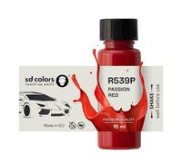 SD COLORS PASSION RED R539P - Vernice per ritocchi, 15 ML, per riparazione graffi e scheggiature, codice colore R539P, colore rosso passione (solo vernice)