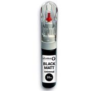 SD COLORS - Penna per ritocchi con vernice universale nero opaco 20ml per riparazione di scheggiature e graffi su auto, moto, biciclette e cerchi in lega