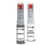 SD COLORS Silver 1E7 compatibile con TOYOTA New Touch Up Paint Pen Kit di riparazione 20 ML GRAFFI SPAZZOLA COLORE CODE 1E7 ARGENTO (VERNICI+LACQUER)