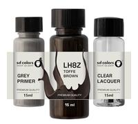 SD COLORS TOFFE BROWN LH8Z H8Z 4Q New Touch Up Paint 15 ML RIPARAZIONE SCRATCH CHIP PENNELLO COLORE CODICE LH8Z H8Z 4Q TOFFE MARRONE (VERNICI+PRIMER+LACQUER)