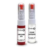 SD COLORS TOKYO ROSSO 3T3 compatibile con TOYOTA New Touch Up Paint Pen Kit di riparazione 20 ML GRAFFI SPAZZOLA CODICE COLORE 3T3 TOKYO ROSSO (VERNICI+LACQUER)