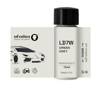 SD COLORS Urban Grey LD7W 2A New Touch Up Paint 15 ML Riparazione GRAFFIO Colore CODICE LD7W 2A Urban Grey