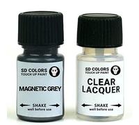 SD COLORS Vernice per ritocchi grigio magnetico da 15 ML per la riparazione dei