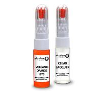 SD COLORS VOLCANIC ARANCIO B70 compatibile con BMW/MINI New Touch Up Paint Pen Kit di riparazione 20 ML GRAFFIO SPAZZOLA CODICE COLORE B70 VOLCANIC ARANCIO (VERNICI+LACQUER)