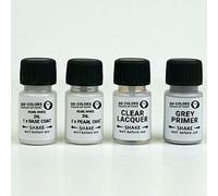 SD COLORS ZNL - Kit di riparazione con penna per ritocchi, 15 ml, per graffi e scheggiature, codice colore ZNL, bianco perlato (vernice + primer + lacca)
