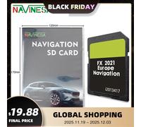 SD Europa Navigazione FX 2021 per Ford Focus 2007 2008 2009 2010 2011 Car Map Naving Card