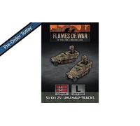 Sd Kfz 251 Uhu Half Tracks - Flames Of War - Gbx194 - Spedizione Ora