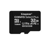 Kingston Technology Scheda micSDHC Canvas Select Plus 100R A1 C10 da 32GB + adattatore