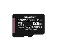 SD-MICRO KINGSTON 128GB INCL. ADAPTER CLASS 10 UHS-I 100MB/S + ADATTATORE CANVAS