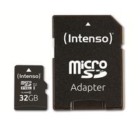 SD MicroSD Card 32GB Intenso SD-HC UHS-I inkl. SD- NUOVO
