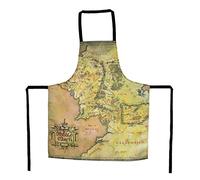 SD Toys Delantal Mapa El Señor De Los Anillos Grembiule Mappa Il Signore degli Anelli, Único Unisex-Adulto
