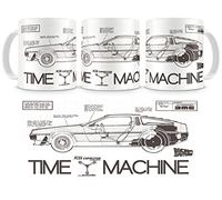 SD TOYS Harry Potter Back TO The Time Machine Tazza Ceramica Torna al Futuro, 0, Bianco, 1 unità (Confezione da 1)