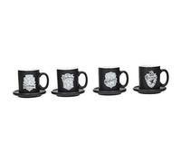 SD TOYS - Hp Emblems Espresso Ceramic Mug Set (4) Tazza