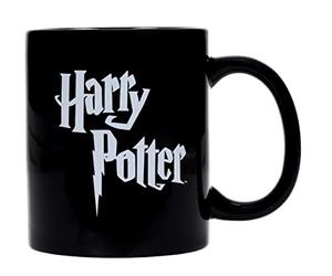 SD TOYS Logo Harry Potter Tazza, Ceramica, Bianco/Nero, 8 cm