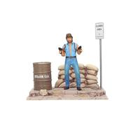 SD Toys Matt Hunter Figura Action 7 Pollici Invasion U.S.A. Diorama