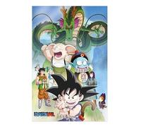 SD TOYS - Poster 3D Shenron and Heroes Dragon Ball - Misure 38 x 58 cm