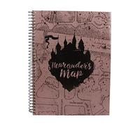 SD toys - Quaderno A5 Mappa del Merodeador Harry Potter, per Adulti, Unisex, Multicolore, 15 x 21 cm